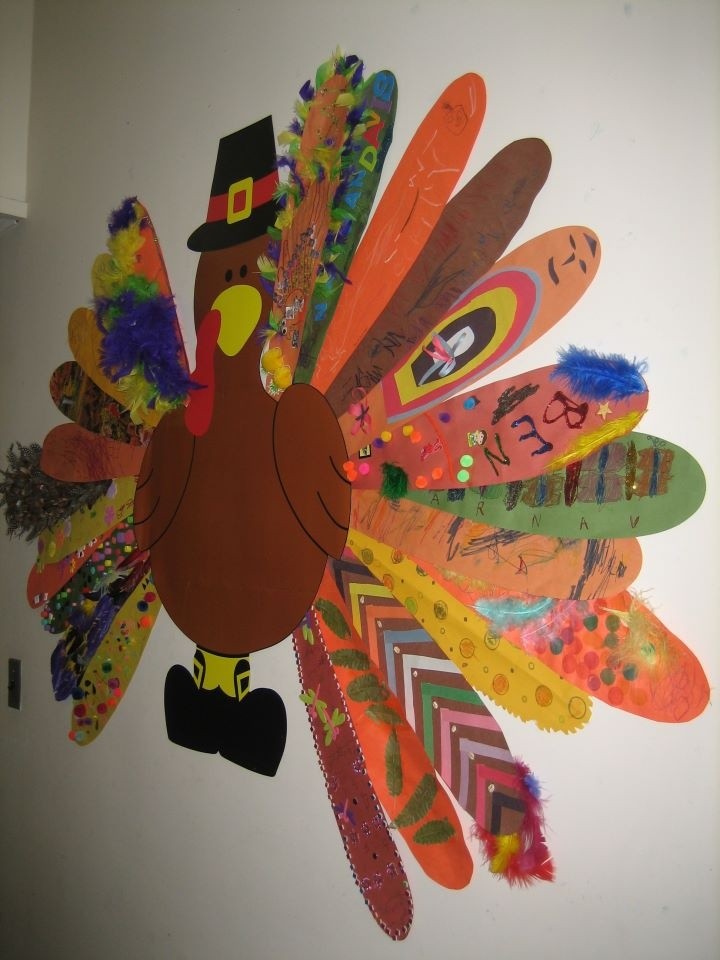 Family Activity Send Home Feather For Each They Decorate Turkey
