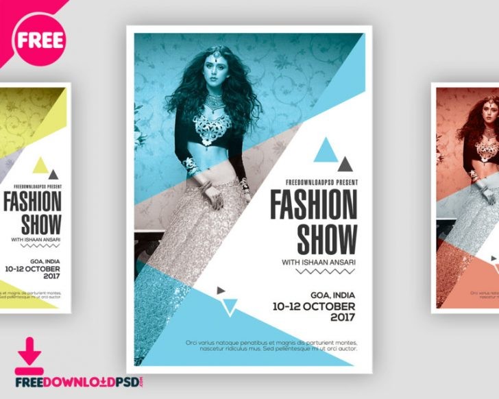 Fashion Brochure Template Free Download