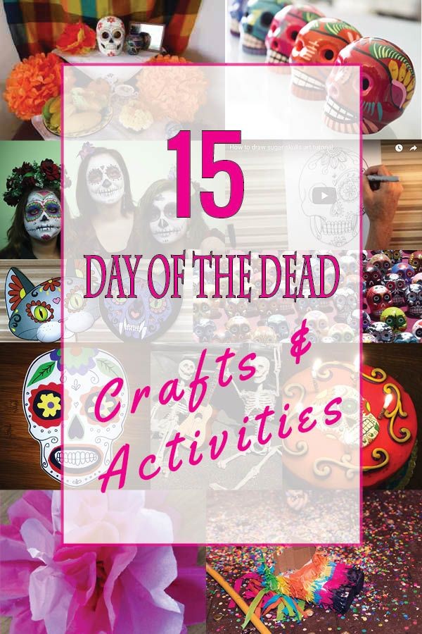 Fifteen Day Of The Dead Crafts And Party Ideas Best Kid S Mini Mall