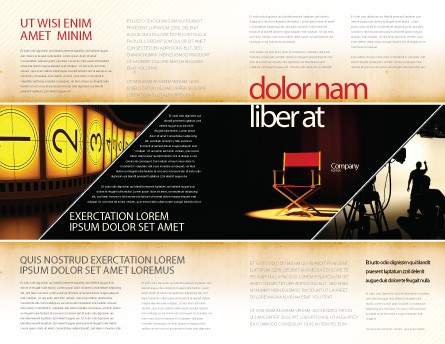 Film Director Brochure Template Design And Layout Download Now