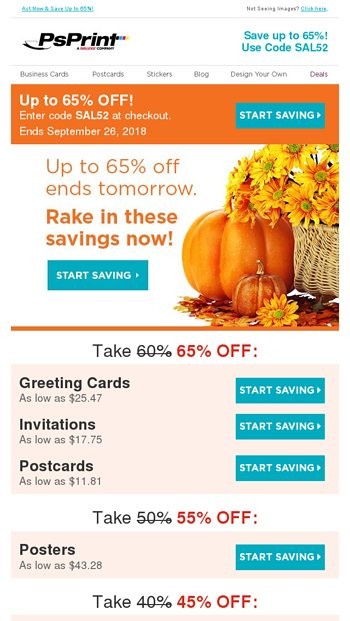 Final Day Of Fab Fall Deals PsPrint Email Archive Psprint Postcards