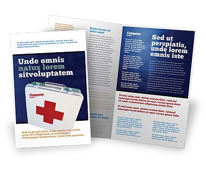 First Aid Brochure Template Design And Layout Download Now