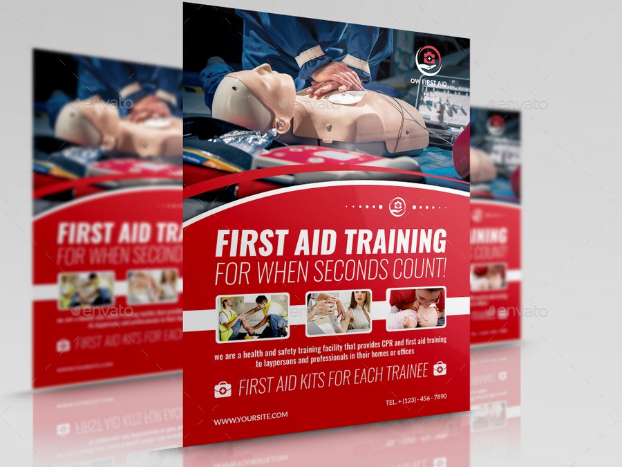 First Aid Flyer Ibov Jonathandedecker Com Brochure Template