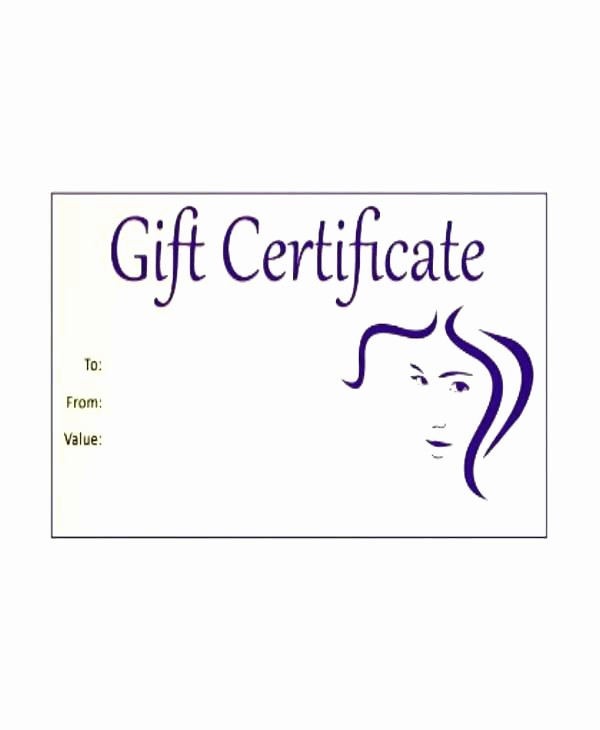 Fitness Gift Certificate Template Simple Writing Templates