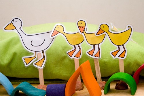 Five Little Ducks Printable Puppets Picklebums