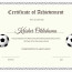 Football Certificate Templates Free Luxury Certificates