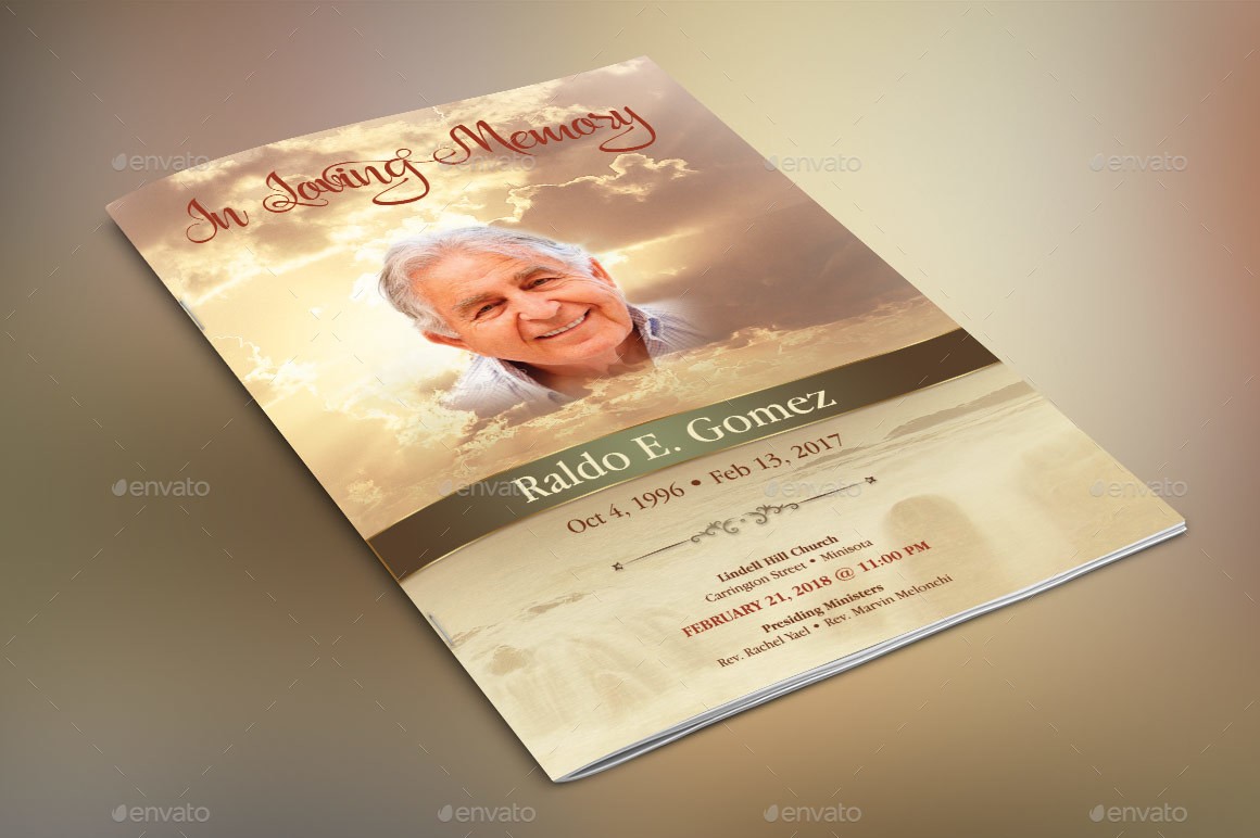 Forever Funeral Program Template By Godserv2 GraphicRiver Online