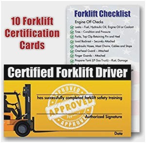 Forklift Training Certification Card Template Good Aerial