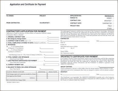 Forms For Infor Construction Payment Certificate