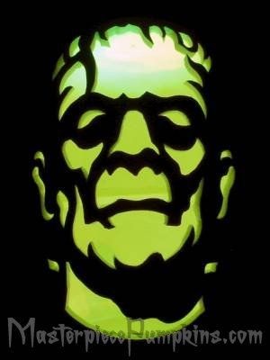 Frankenstein Pumpkin Stencils Best 25 Stencil Carving