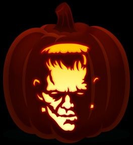 Frankenstein S Monster Halloween Pinterest Pumpkin Template
