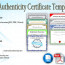 Free 10 Printable Certificate Of Authenticity Templates Template Microsoft Word