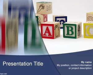 Free ABC PowerPoint Template Abc