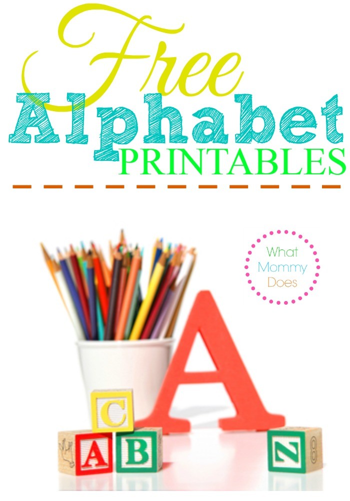 Free Alphabet Printables Letters Worksheets Stencils ABC Flash Abc