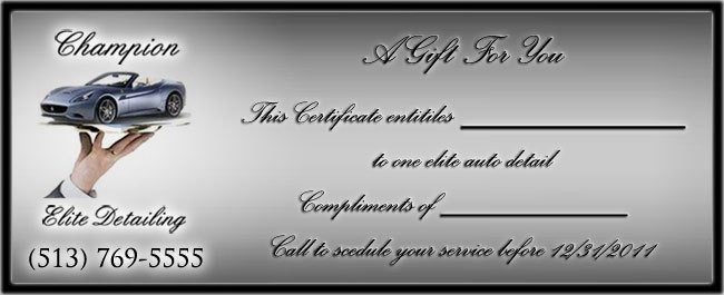 Free Auto Detailing Gift Certificate Template Dealssite Co Automotive