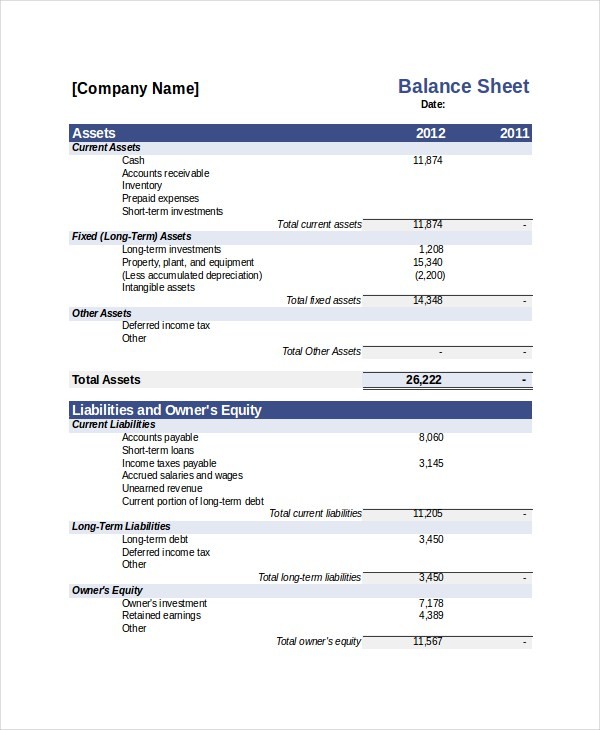 Free Bank Statement Templates 10 Balance Excel Word Template