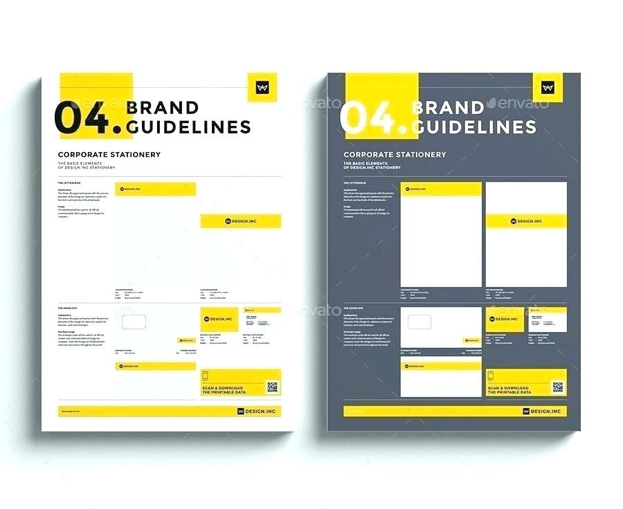 Free Brand Book Template Indesign Psychicnights Co