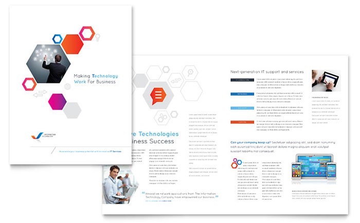 Free Brochure Templates Download Ready Made S Booklet