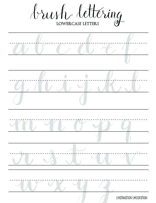 Free Calligraphy Templates Project One Us Printable