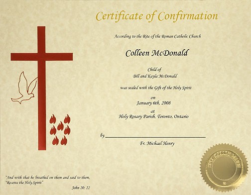 Free Catholic Confirmation Certificate Template Best Of Roman Certificates