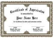 Free Certificate S For Word Winner