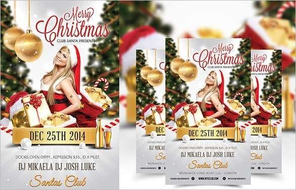 Free Christmas Flyer Templates Psd The Template For Flyers