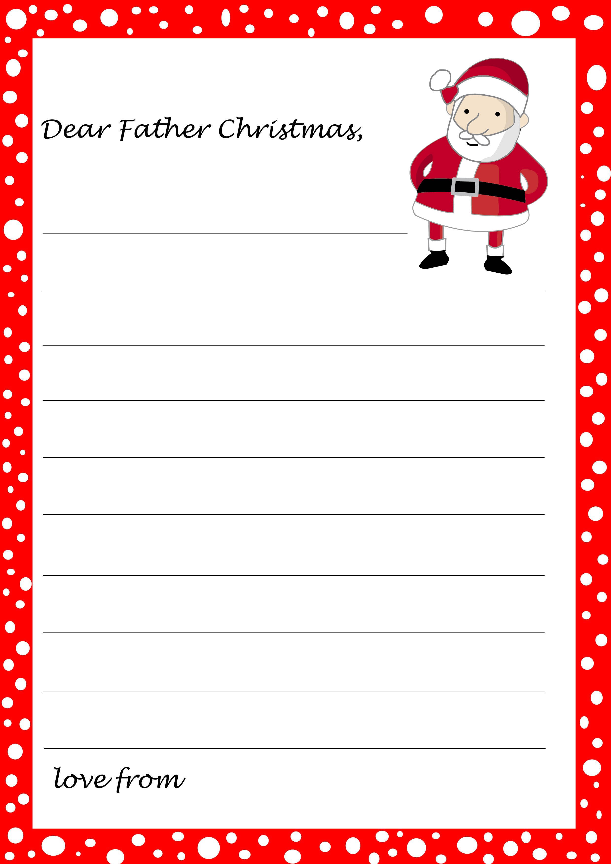 Free Christmas Letter S Download Editable Santa