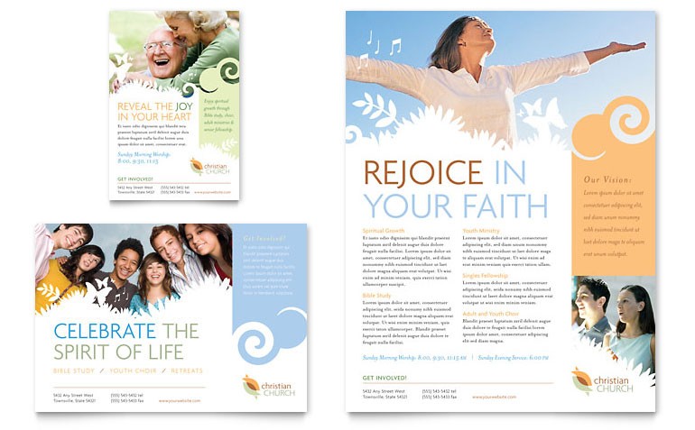 Free Church Brochure Templates For Microsoft Word