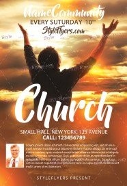 Free Church Flyer PSD Templates Download Styleflyers Psd