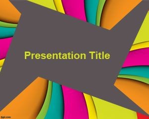 Free Color Slides PowerPoint Template Powerpoint Background
