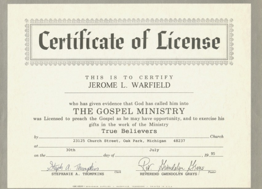 Free Download Minister Ordination Certificate Template Choice