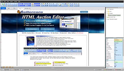 Free EBay Templates Auction Listing HTML Generator Sellercore Ebay