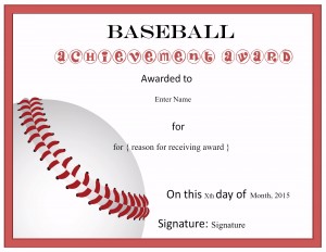 Free Editable Baseball Certificates Customize Online Print At Home Award Ideas