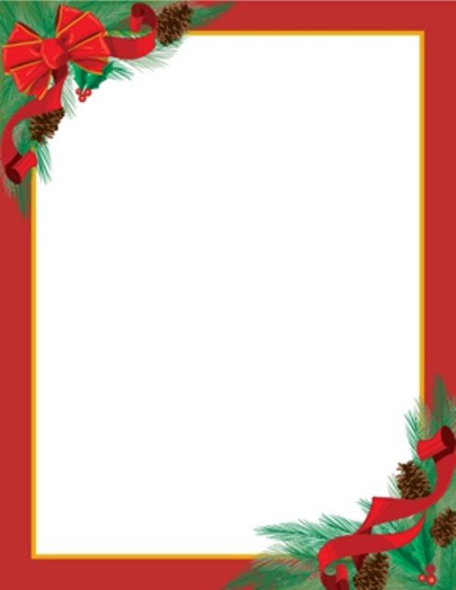 Free Editable Christmas Borders Usha Greetings