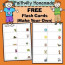 FREE Editable Flash Cards I Made This To Make Spelling Word Flashcard Template