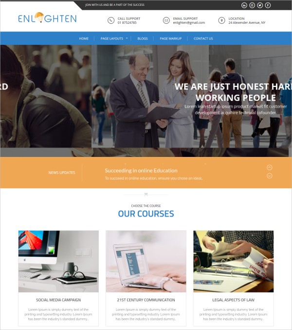 Free Education Website Templates In Html 27