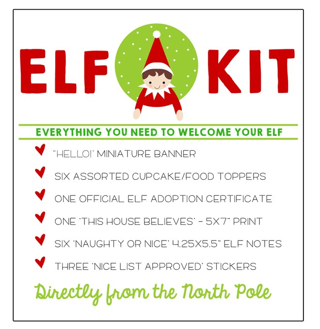 Free Elf On The Shelf Printable Kit Pizzazzerie Certificate