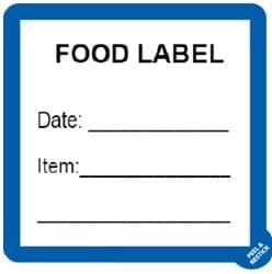 Free Food Label Templates My Removable Stickers On Sheets Tag Template
