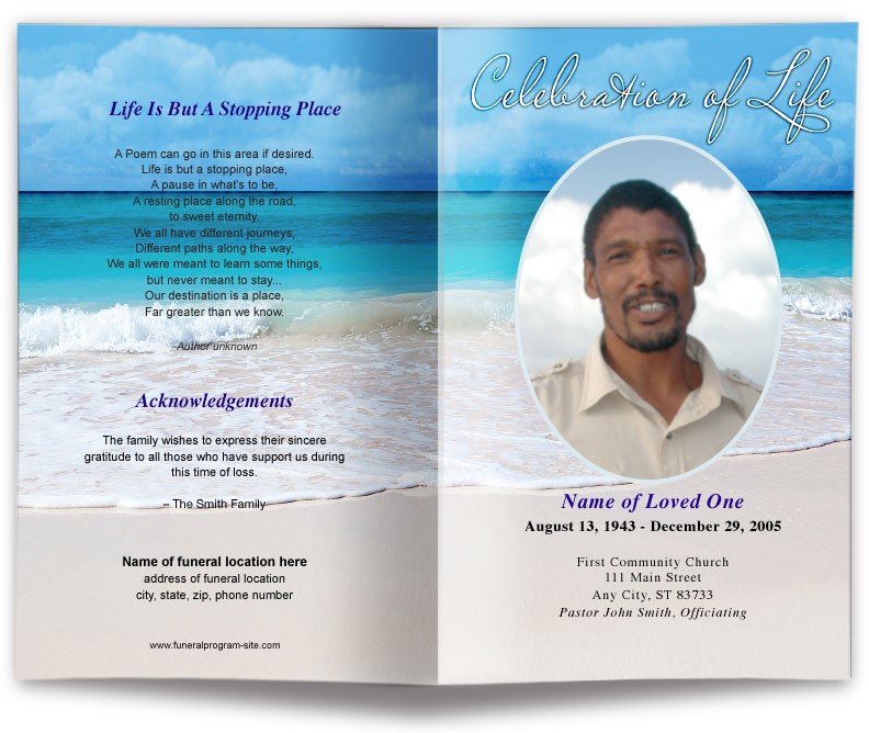 Free Funeral Program Backgrounds Onwe Bioinnovate Co