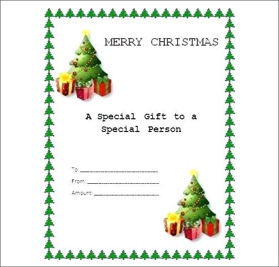 Free Gift Card Holder Template Printable Christmas