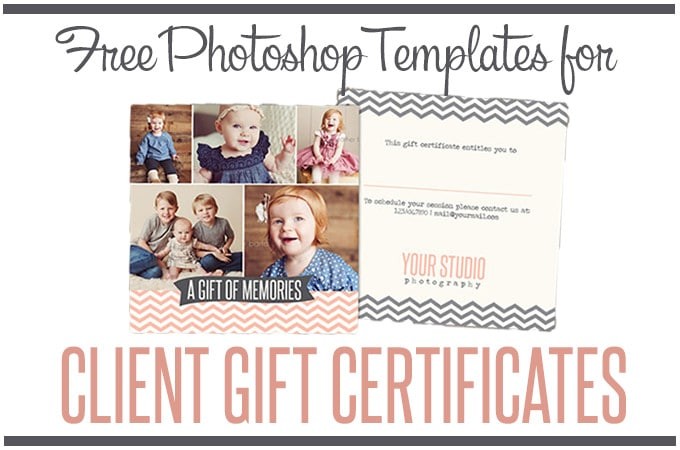 Free Gift Certificate Photoshop Templates From Birdesign Flourish Psd For