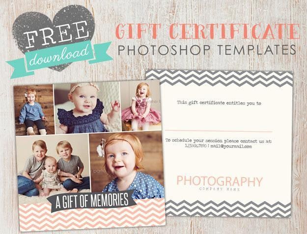 Free Gift Certificate Template Photoshop Birdesign