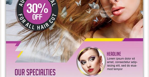 Free Hair Salon Brochure Templates Download Tadlifecare Com