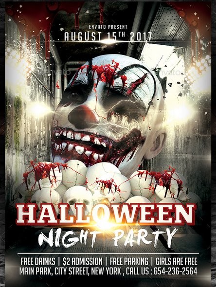 Free Halloween Flyer Templates Photoshop Demire Agdiffusion Com Template Psd