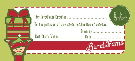 Free Holiday Gift Certificate Templates In Photoshop And Vector Template