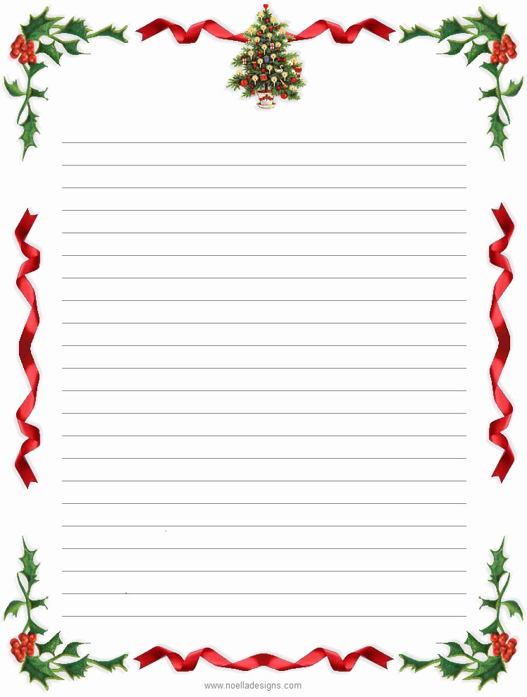 Free Holiday Letterhead Template 8 Best Images Of Printable Stationery