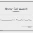Free Honor Roll Certificate Template Cute Printable Awards