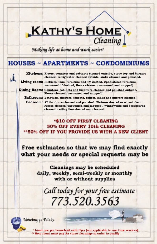 Free House Cleaning Flyer Template 8 Best Images On Printable