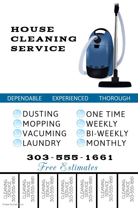 Free Housekeeping Templates Ukran Agdiffusion Com Printable House Cleaning Flyers