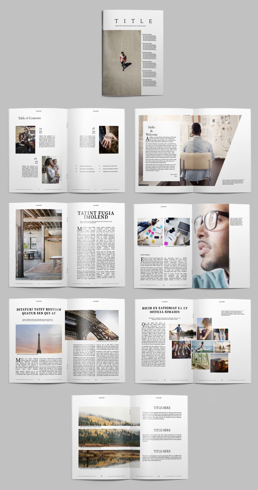 Free InDesign Magazine Templates Adobe Blog Indesign Newsletter